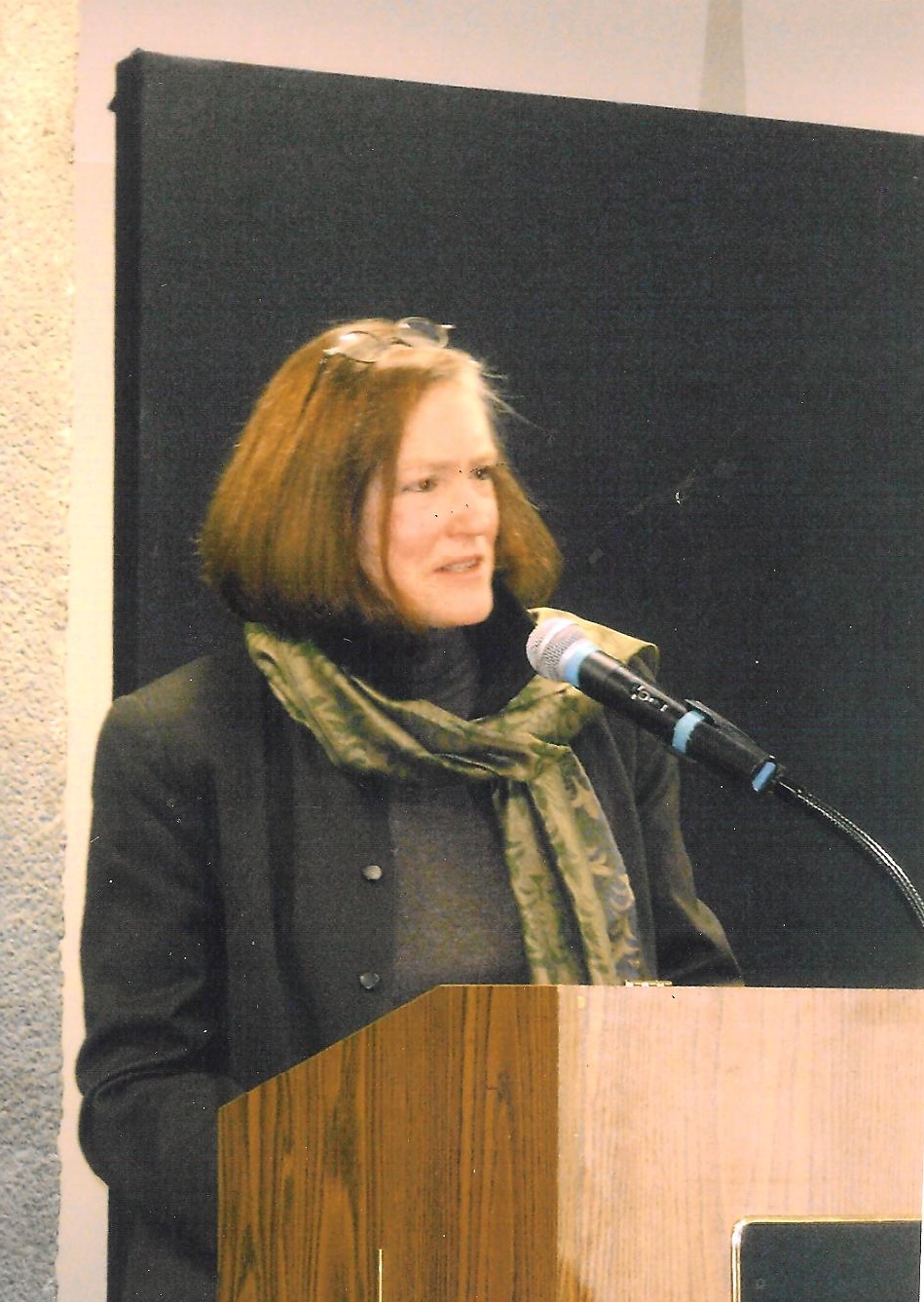 Mary Lynn Broe introducing Visionaries in Motion, 2011